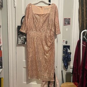 Elegant Sequin Dress 2XL